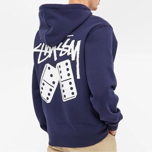 Stussy navy Dominoes Hoodie- open to offers